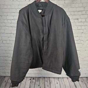 Workrite Benchmark FR Nomex IIIA Bomber Jacket Men XXL Black Flame Resistant USA